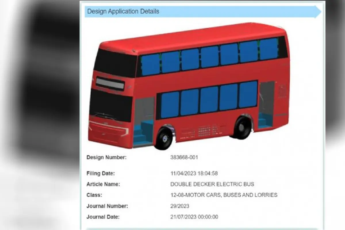 Tata Motors ajukan paten desain bus listrik bertingkat (Team-BHP)