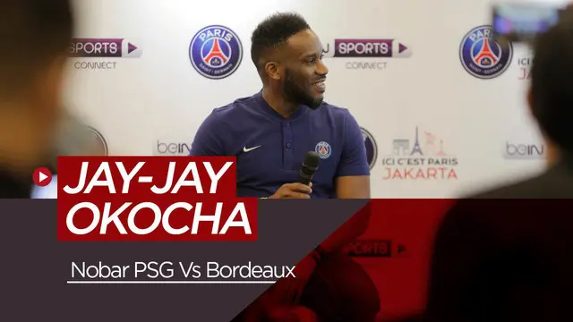 Berita video mantan pemain PSG, Jay-Jay Okocha akan membuka secara langsung nobar antara Les Parisiens menghadapi Bordeaux di Kemang, Jakarta Selatan.