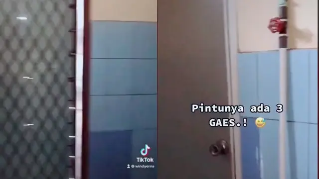 Viral Pintu Kamar Mandi Lebih dari Satu Ini Bikin Warganet Salah Fokus