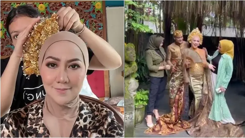 6 Momen Persiapan Prewedding Venna Melinda dan Ferry Irawan, Pakai Baju Adat Bali