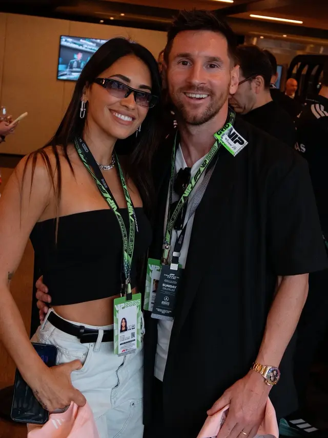 Antonela Roccuzzo dan Lionel Messi