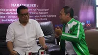Ketua DPP PDIP Eriko Sotarduga berjanji menyuarakan keinginan anak muda agar Megawati Soekarnoputri maju dalam kontestasi Pilpres 2024.&nbsp;