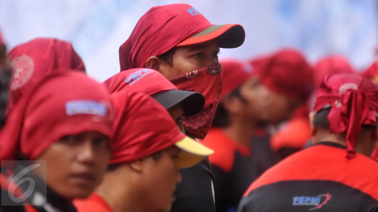 Sekitar 10 ribu-20 ribu buruh akan menggelar aksi unjuk rasa di sejumlah titik di di Jakarta.