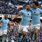 Manchester City akan diuji ketangguhannya oleh Manchester United (AFP/Oli Scarff)