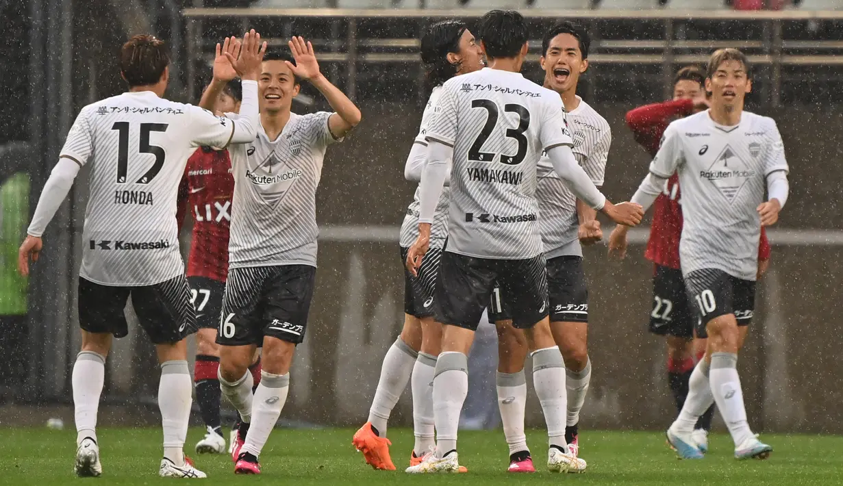 Vissel Kobe sukses menempati posisi teratas di klasemen sementara Liga Jepang 2023. (Dok J League)