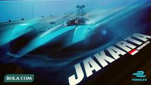 Formula-E - Ilustrasi Sirkuit Jakarta (Bola.com/Adreanus Titus)