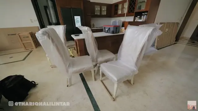 Thariq Halilintar renovasi rumahnya (YouTube/Thariq Halilintar)
