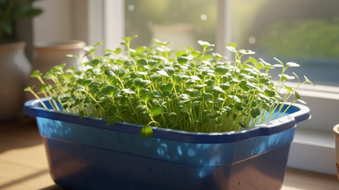 Cara Menanam Microgreens di Baskom Bekas.