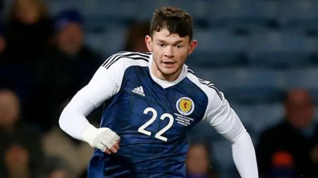 Oliver Burke, salah satu pemain andalan Skotlandia U-20. 