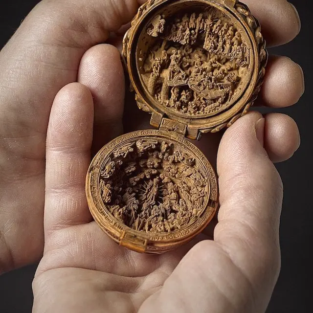 6 Potret Miniatur Boxwood Gothic Abad Ke-16 Ini Ukirannya Sempurna, Berusia 500 Tahun