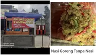 Potret Nasi Goreng Tanpa Nasi Nyeleneh. (Sumber: Instagram/anam_chenel/lelucon.seru)