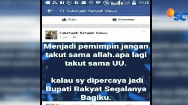Puluhan perwakilan ormas islam dan pengacara melaporkan seorang oknum anggota dewan ke Polres Cirebon, Jawa Barat. 
