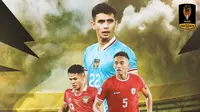 Ilustrasi - Nadeo Argawinata Dikelilingi Dimas Drajad dan Rizky Rido (Bola.com/Adreanus Titus)