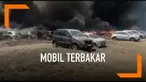 Sedikitnya 300 mobil terbakar di arena pameran dirgantara di India. Api diduga berasal dari rumput kering yang terbakar.
