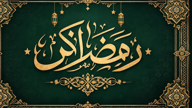 Variasi Tulisan Ramadhan untuk Poster (Foto: ChatGPT)