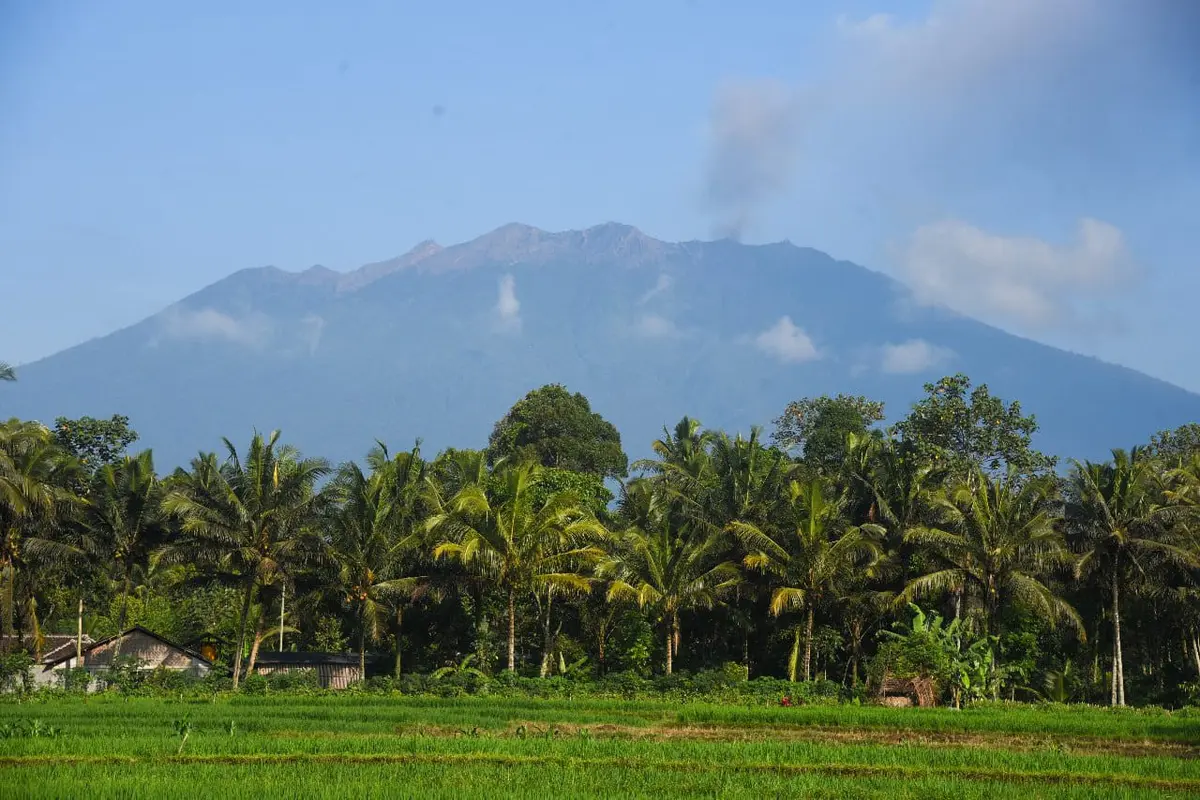 Penmapakan Gunung Raung setelah erupsi Selasa kemarin (24/12/2024) (Istimewa)