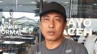 Mantan pemain Persebaya Surabaya, Mursyid Effendi. (Bola.com/Abdi Satria)