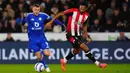 Leicester City masih terpuruk di posisi ke-19, yang merupakan zona degradasi, dengan nilai 17. (Mike Egerton/PA via AP)