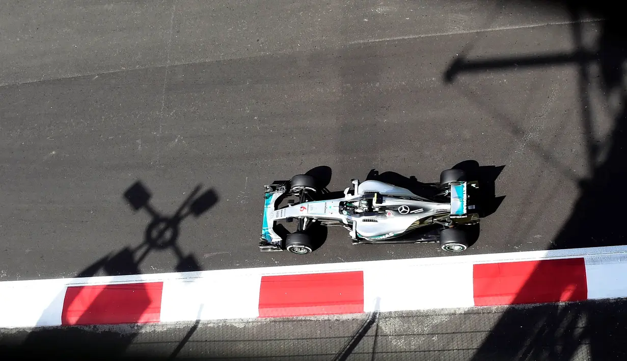 Sampai saat ini, Nico Rosberg juga sudah meraih enam kali podium dalam balapan F1 musim 2016. (AFP/Alfredo Estrella)