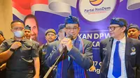 Bakal calon presiden (Bacapres) Anies Baswedan menghadriri acara Konsolidasi Partai NasDem di Provinsi Banten. (Liputan6.com/Pramita Tristiawati)