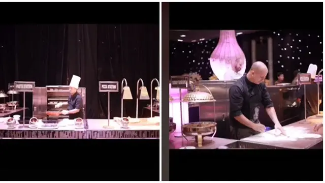Viral Pasangan Ini Gelar Acara Pernikahan Mewah, Ada Aksi Live Kitchen