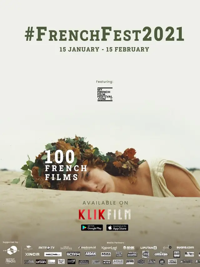 Materi promosi French Fetsival 2021. (Foto: Dok.KlikFilm)