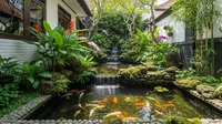 7 Cara Membuat Kolam Ikan Bertingkat untuk Lahan Sempit, Hemat Tempat dan Tetap Menarik