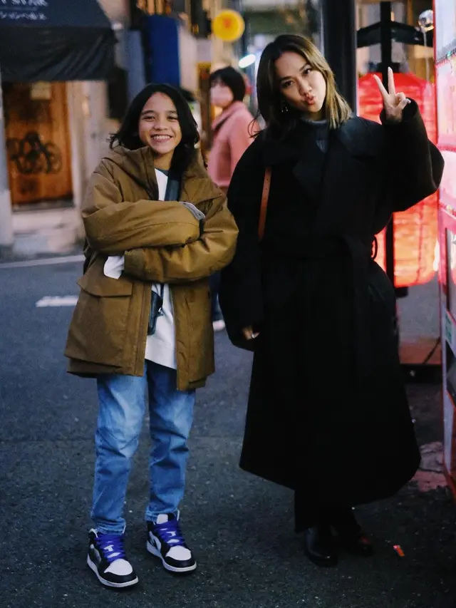 BCL dan sang putra Noah Sinclair liburan di Jepang (foto: instagram @bclsinclair)
