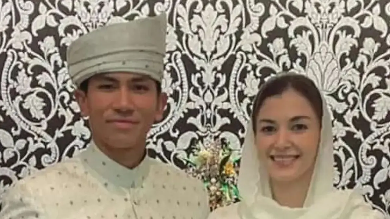 Tampilan Sederhana nan Elegan Anisha Rosnah setelah Akad Nikah