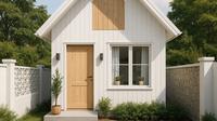 Contoh Rumah Kecil Tapi Cantik, Cocok Jadi Hunian Modern Bagi Pasangan Muda