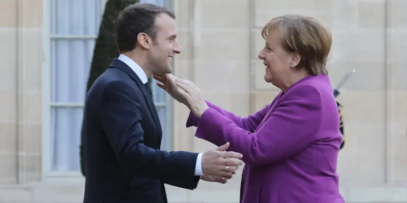 Bahas Reformasi Uni Eropa, Emmanuel Macron Sambut Hangat Kanselir Jerman