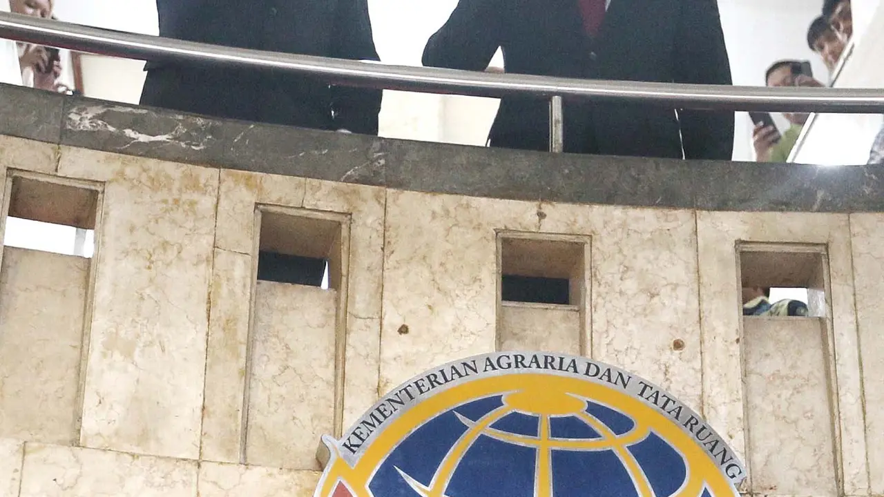 Wajah Semringah AHY saat Diperkenalkan ke Jajaran Kementerian ATR/BPN