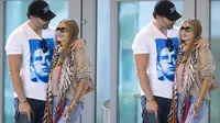 Sofia Vergara dan Joe Manganiello semakin menunjukkan kemesaraannya saat keduanya tiba di Miami, Kamis (24/7/2014).