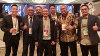Arthur Irawan mewakili Persik sebagai voters pada KLB PSSI di Hotel Shangri-La Jakarta Pusat, Kamis (16/2/2023) lalu. (Istimewa)