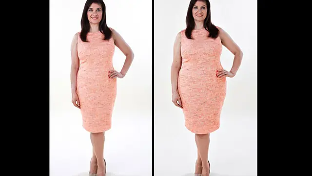 Kiri: ukuran tubuh sebenarnya | Kanan: ukuran tubuh yang dirasakan