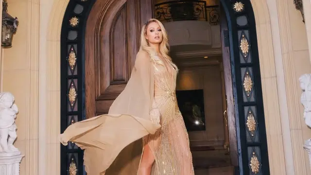 Penampilan Paris Hilton di Grammy 2025. [@parishilton]