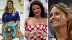 Deretan Fans Cantik Argentina dan Kroasia di Semifinal Piala Dunia 2022 (AP Photo/AFP Photo)