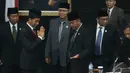 Rapat Paripurna DPRD DKI digelar terkait pengunduran Jokowi sebagai Gubernur DKI, Jakarta, Senin, (6/10/2014) (Liputan6.com/Herman Zakharia)