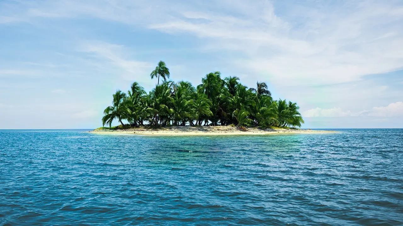 Ilustrasi pulau