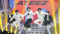 Ateez di Istora Senayan Jakarta, Jumat (20/9/2019). (Bambang E. Ros/Fimela.com)