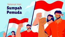 Ilustrasi Sumpah Pemuda. (Foto by Freepik)