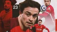Liverpool - Xherdan Shaqiri (Bola.com/Adreanus Titus)