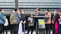 Presiden Jokowi dalam acara Dies Natalis ke-67 Universitas Katolik Parahyangan (Unpar) Bandung. (Foto: Biro Pers Sekretariat Presiden)