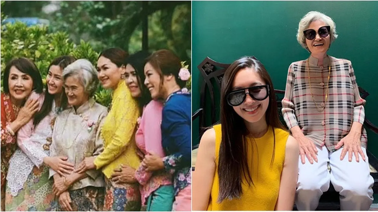 Cantik Turun Temurun, Ini 6 Potret Nong Poy Bareng Ibu dan Neneknya