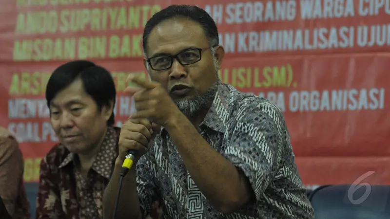 Para Korban Kriminalisasi Curhat di LBH