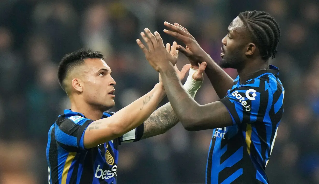 Kemenangan ini membuat Inter tetap berada di puncak dan kini mengoleksi 61 poin. Sementara itu, Monza masih terpuruk di posisi juru kunci dengan 14 poin. (AP Photo/Luca Bruno)