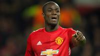 Bek Manchester United, Eric Bailly, saat pertandingan melawan Anderlecht pada laga perempat final liga Europa di Old Trafford, (20/04/2017) (EPA/Peter Powell)
