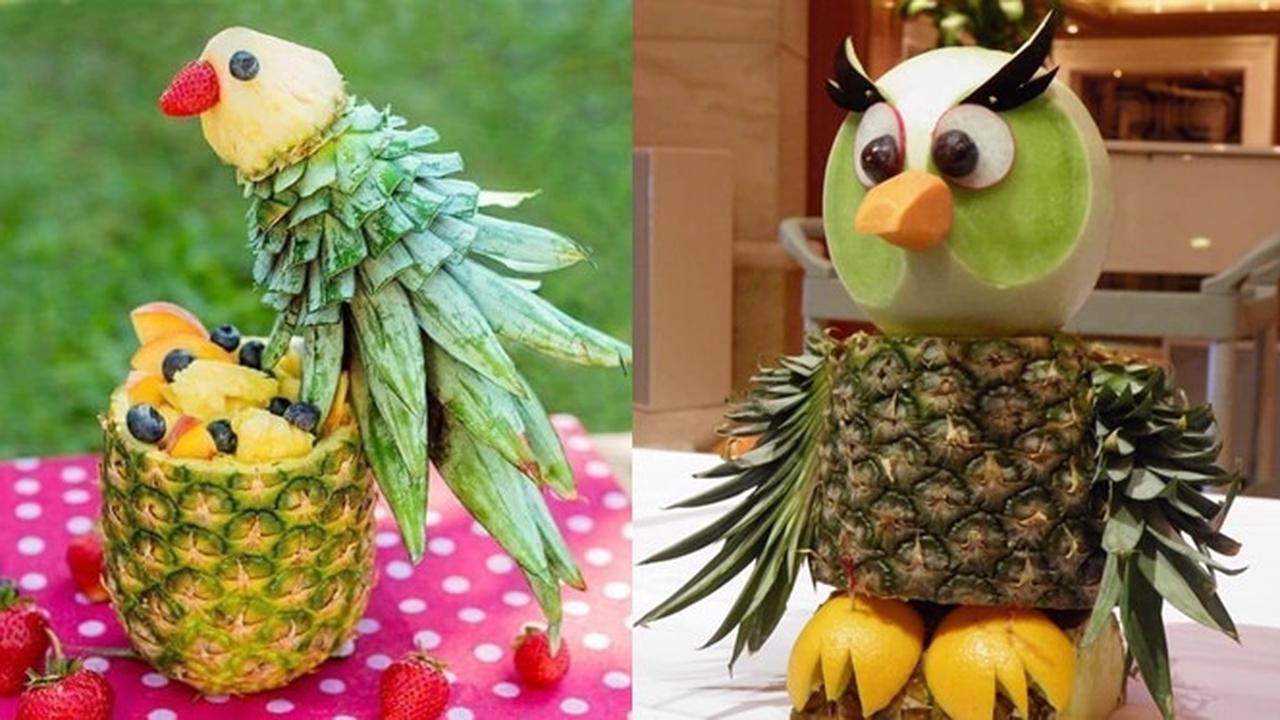 6 Kreasi Seni dari Nanas Ini Tampak Unik, Kreatif Banget