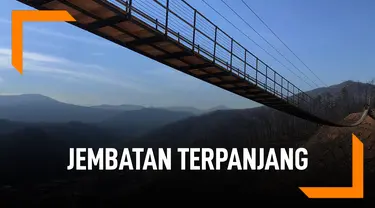 Segera Dibuka, Jembatan Gantung Terpanjang di Amerika Utara