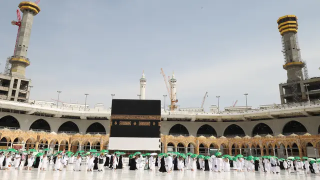 FOTO: Jemaah Mulai Rangkaian Ibadah Haji 2021